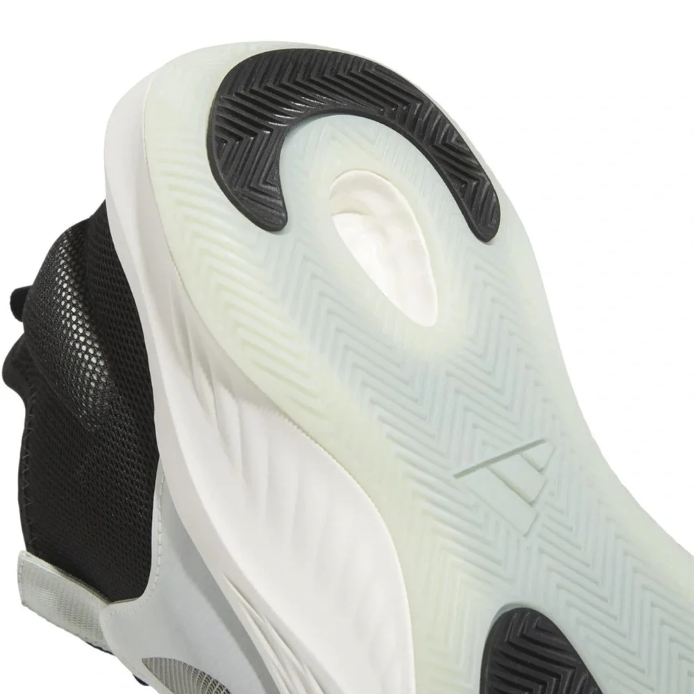adidas Adizero Select Sesame White Green Black Basketball Shoes IE9265 Sz 14/15
